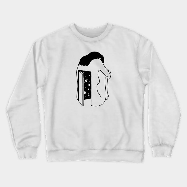 Space Door Crewneck Sweatshirt by RicardoCarn